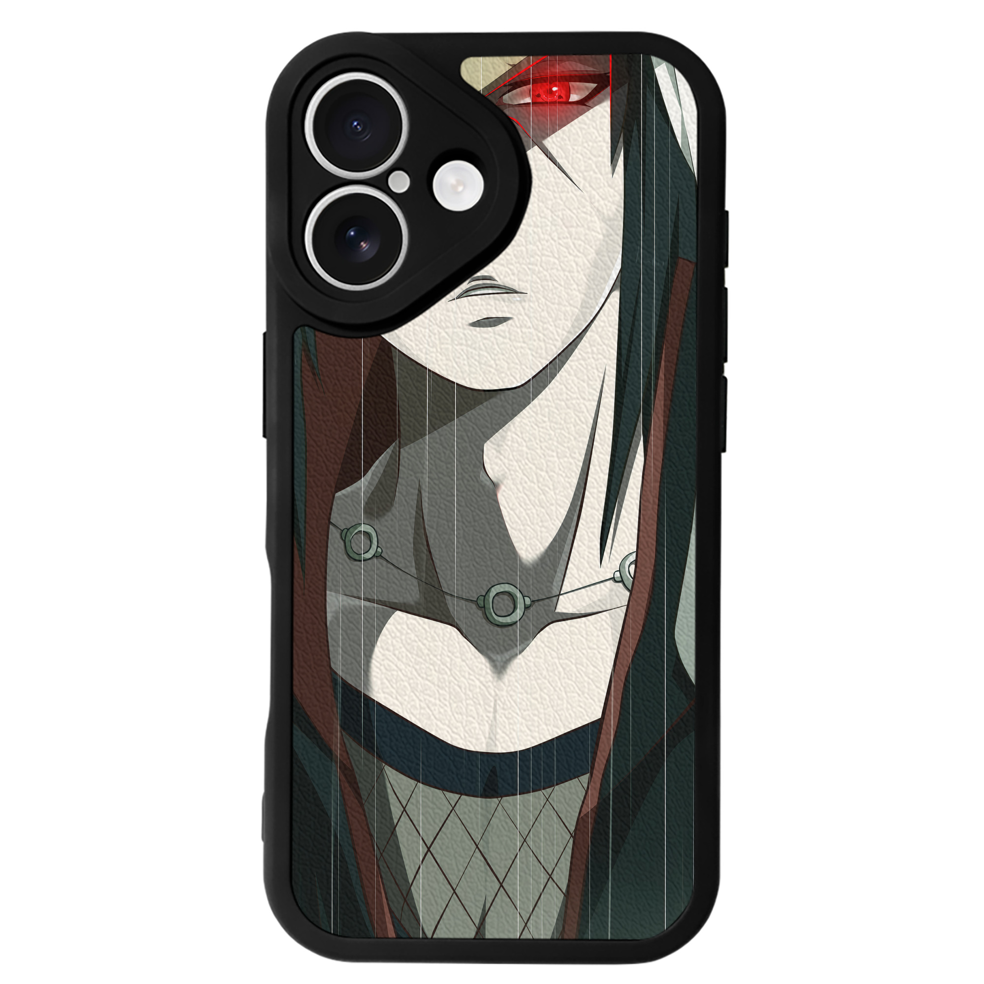 （画像用） NARUTO -ナルト- NARUTO -ナルト- 疾風伝 【iPhone 16シリーズ対応】シリコンスマホケース（レザー調） 材質：シリコン